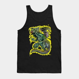 Zombie Fire Dragon Tank Top